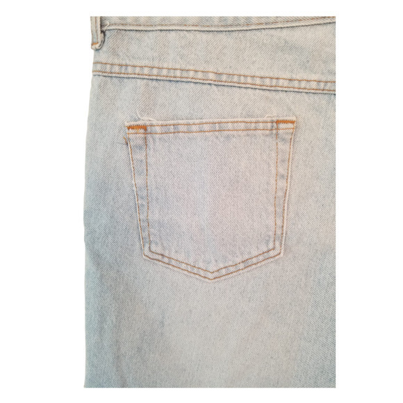 Moda Intl The London Jean Women's Denim Cut Off Shorts Size‎ 16, Inseam 4.5 in - Picture 8 of 9